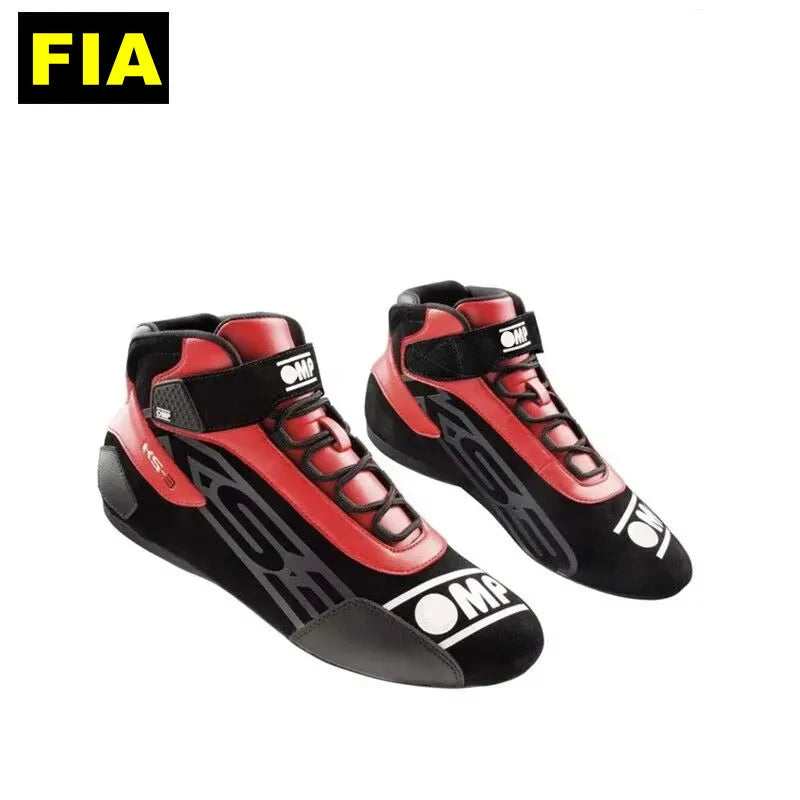 Professional OP Racing Car Shoes Leather Go Kart Racing Shoes Drifting Sports Shoes Equipment Motorcycle Shoes
