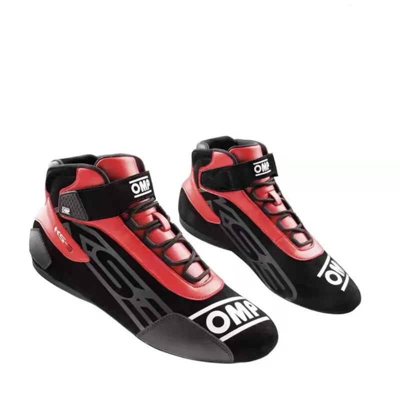 Professional OP Racing Car Shoes Leather Go Kart Racing Shoes Drifting Sports Shoes Equipment Motorcycle Shoes