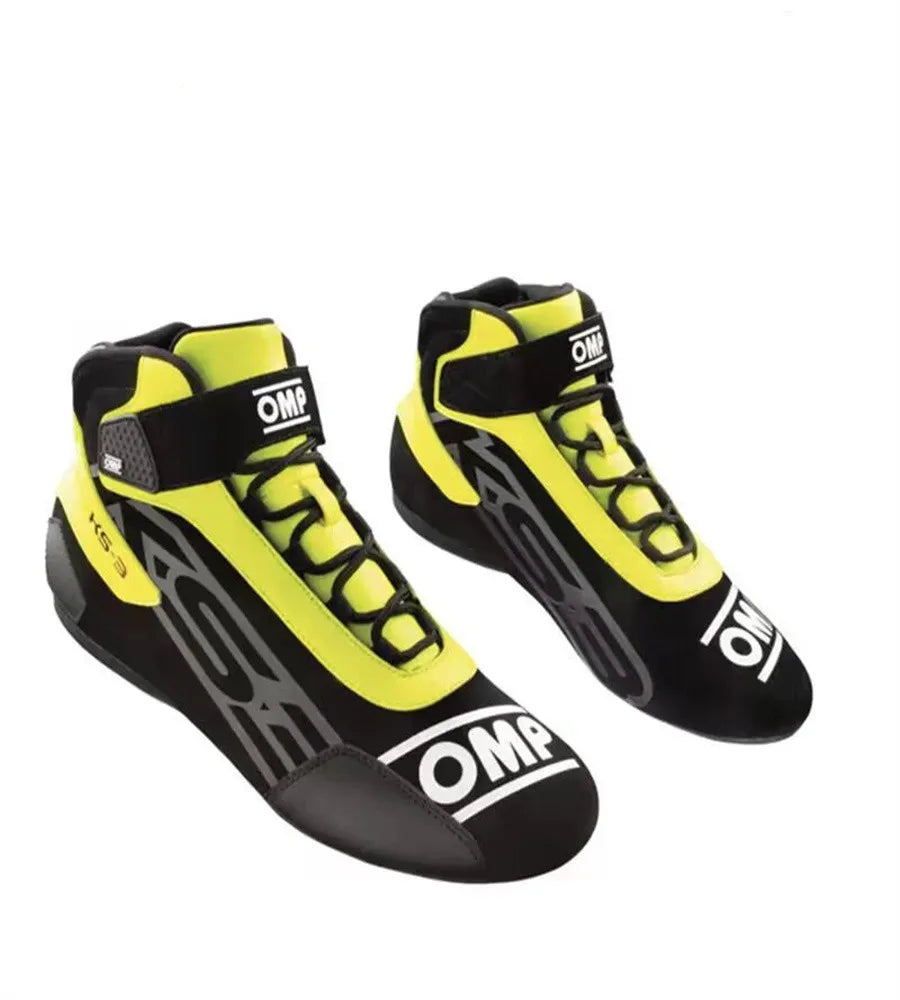 Professional OP Racing Car Shoes Leather Go Kart Racing Shoes Drifting Sports Shoes Equipment Motorcycle Shoes