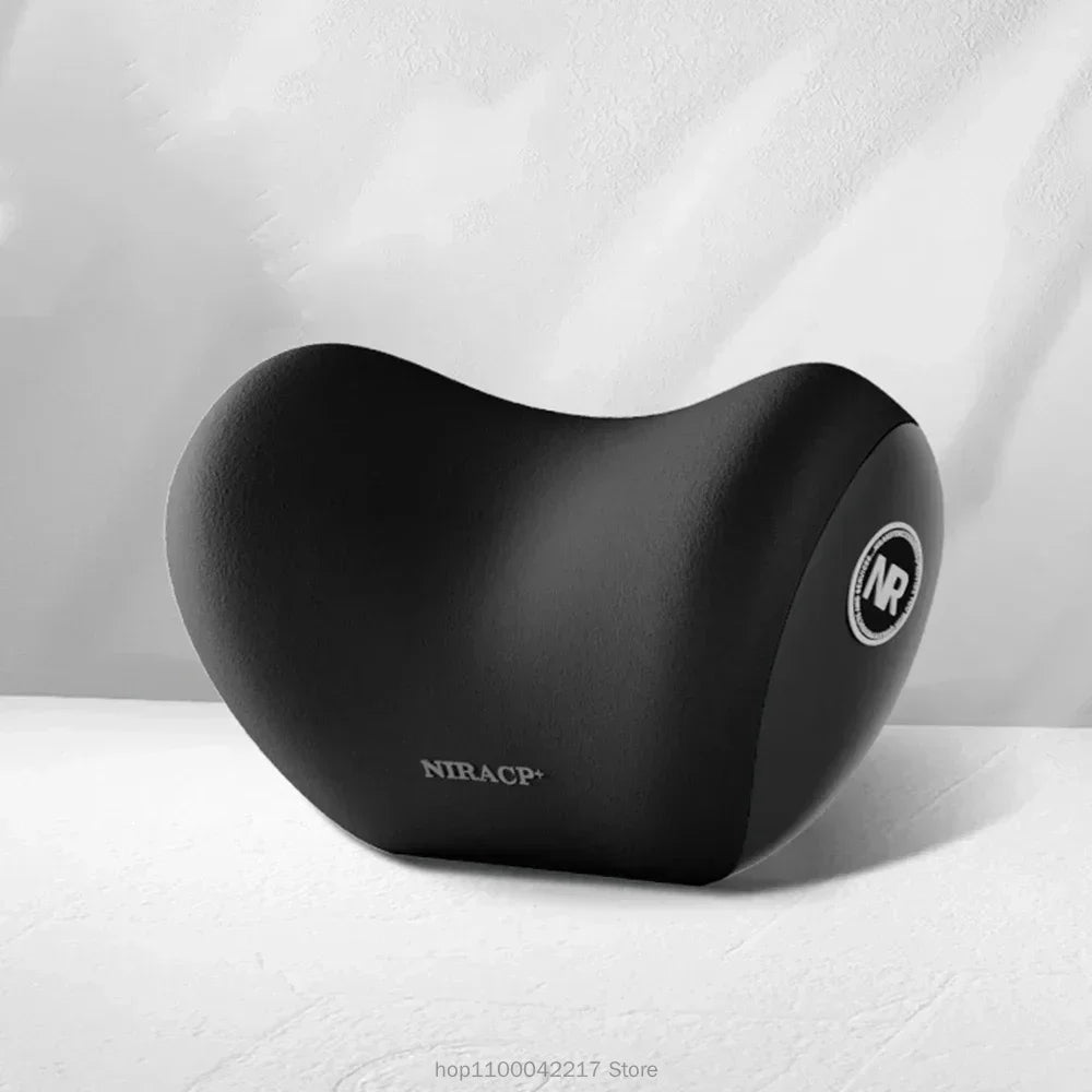 Ergonomic memory foam car seat cushion - suitable for all seasons comfort car headrest - lumbar cushion or headrest or set