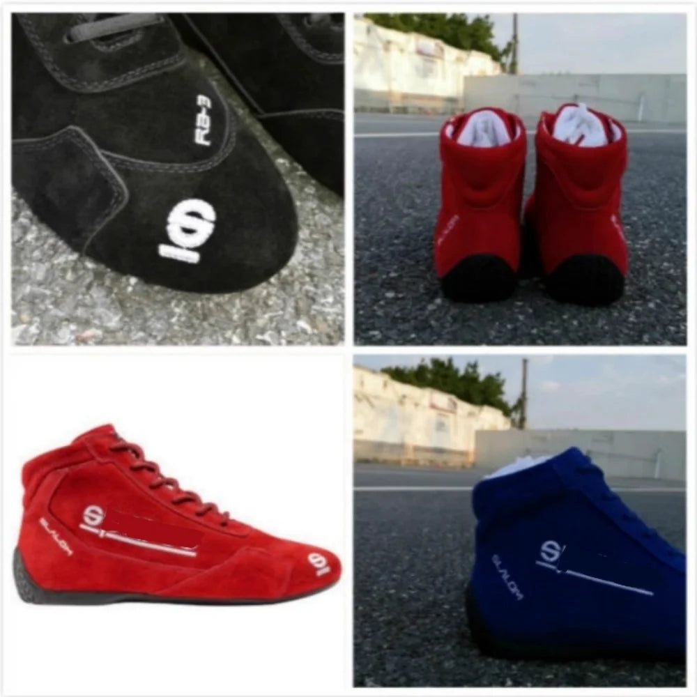 Kart Racing Shoes Motorcycle Rally Car Club Exercise Sneaker Anti-collision Anti-slip Lightweight Available Unisex Boot